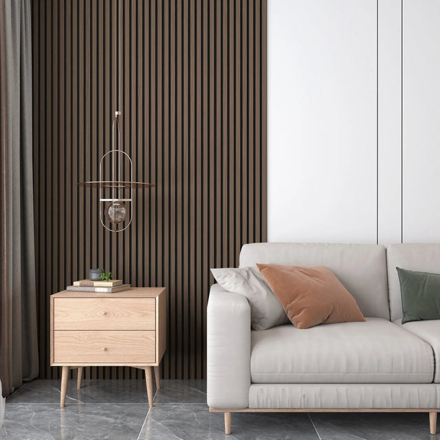 Luxury Walnut Acoustic Solid Wood Wall Panels ( 2 Panels Per Box )