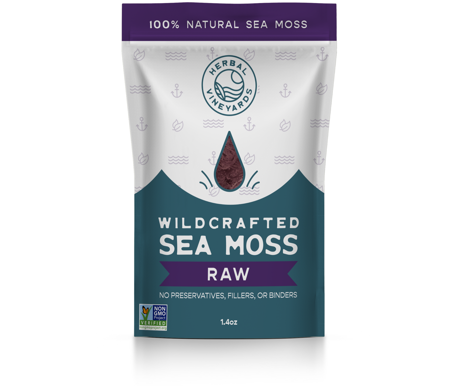Premium Purple Raw Sea Moss (1.4 oz)