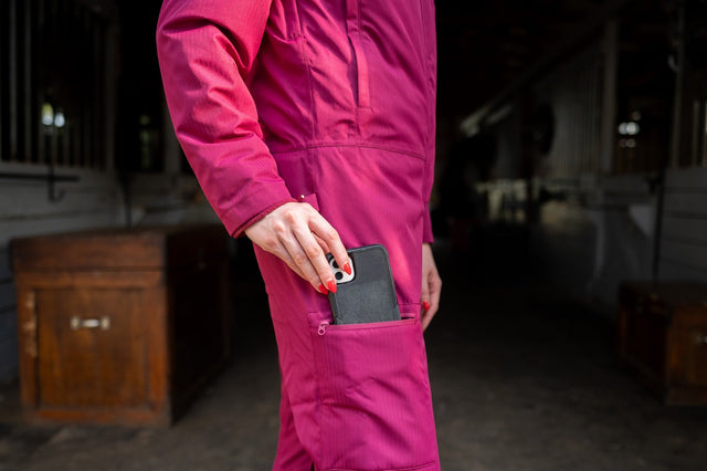 Winter Insulated Jumpsuit PRO - Raspberry
