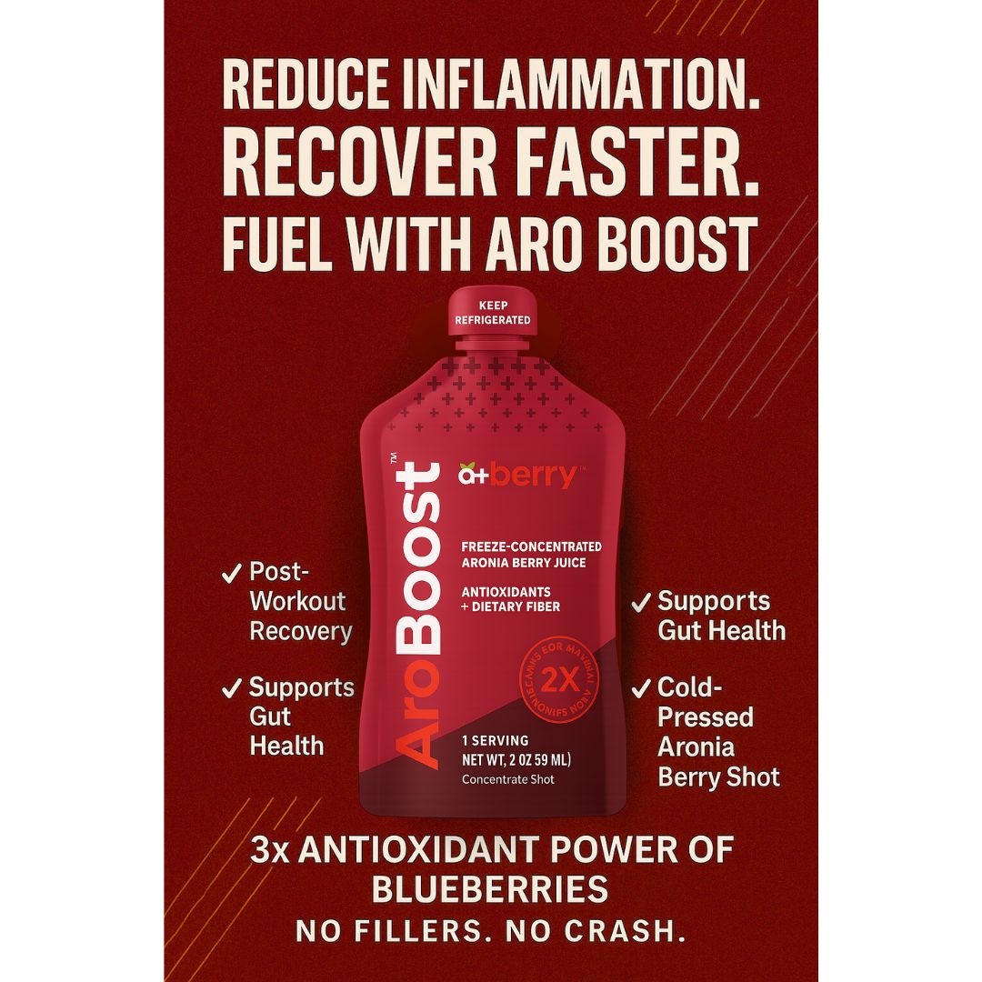 24 Pack AroBoost: All-Natural Power, Superior Recovery. From University Sports to Your Gym