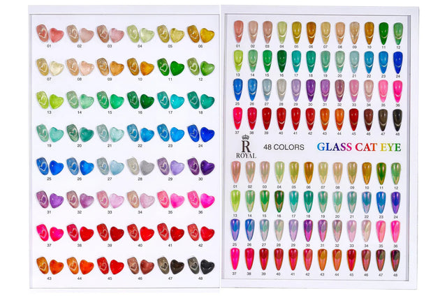 Royal - Glass Cat Eye Collection - 48 Colors