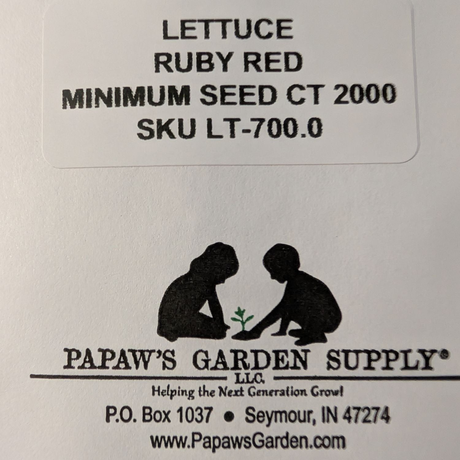 Ruby Red Lettuce Seeds