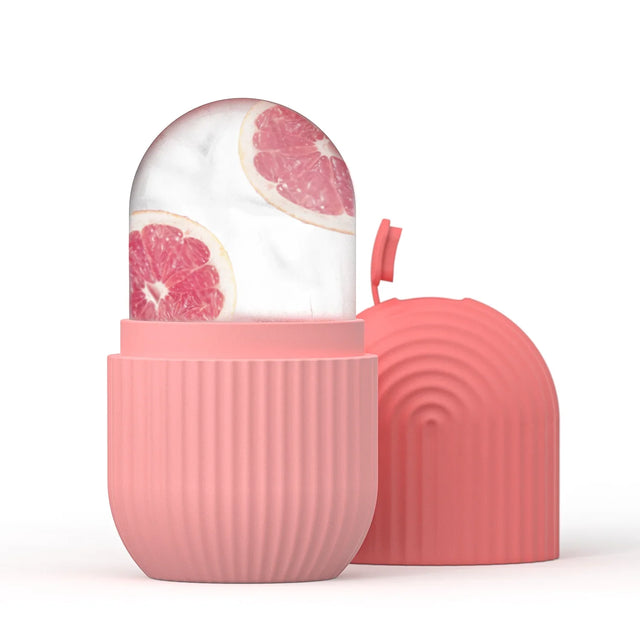Upgraded Ice Roller Face and Eye Beauty Massage Silicone Ice Cubes Tighten Skin Reduce Skin Temperature Skin Care Tool