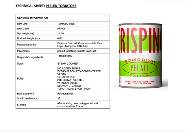 Crispino Peeled Tomatoes