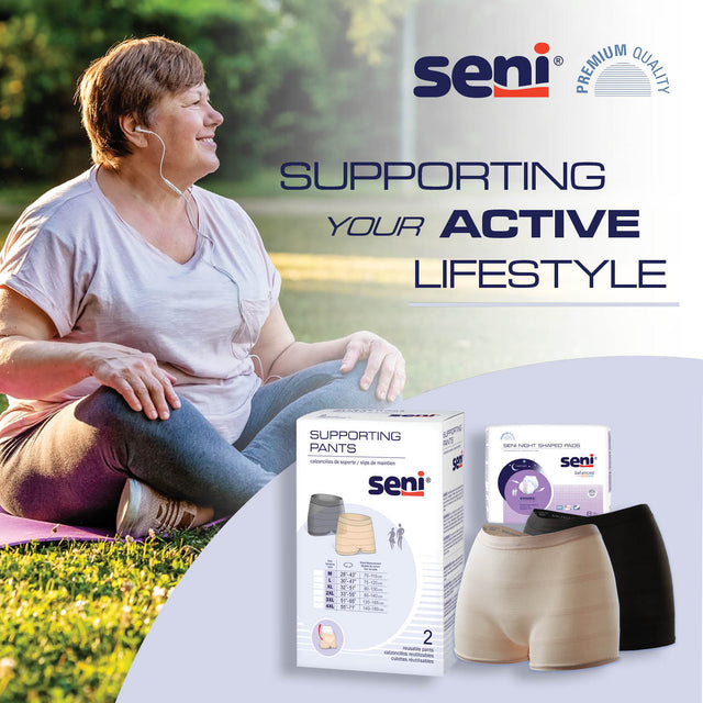 Seni Knit Incontinence Supporting Pants, Reusable