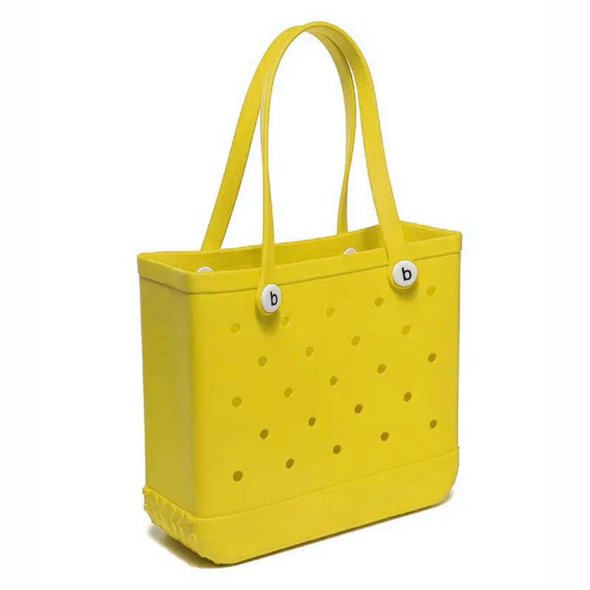 EVA Rubber Waterproof Handbag - Solid Color M/L