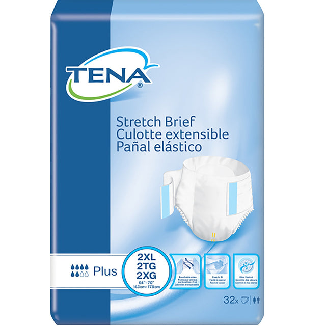 TENA Stretch Plus Incontinence Briefs