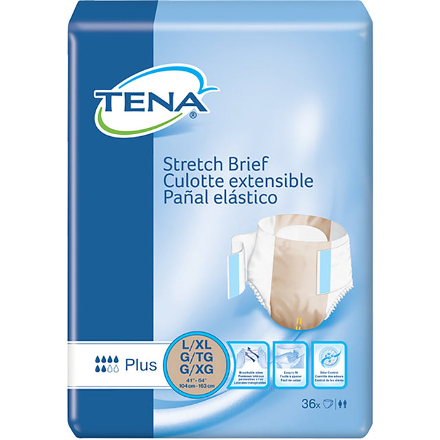 TENA Stretch Plus Incontinence Briefs