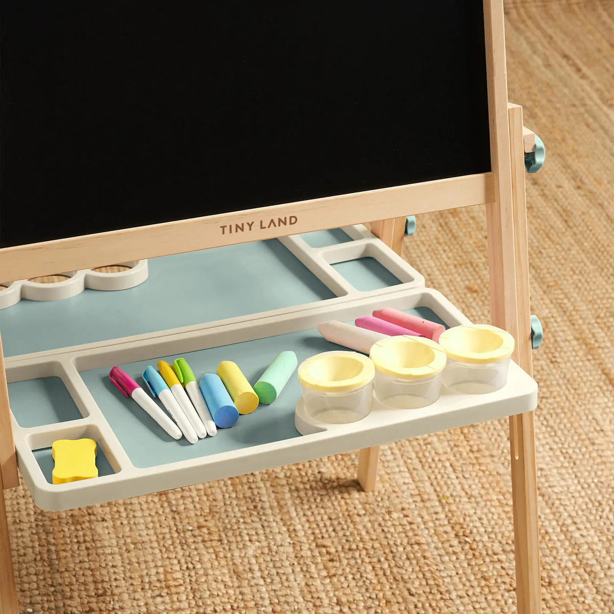 Tiny Land® Magnitales Easel for Kids - Green