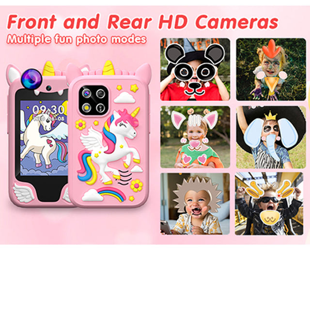 Unicorn Play Smartphone Touchscreen Games Camera Video Music