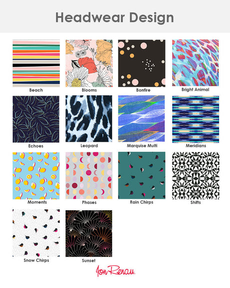 The Elegant Softie Print Headwear