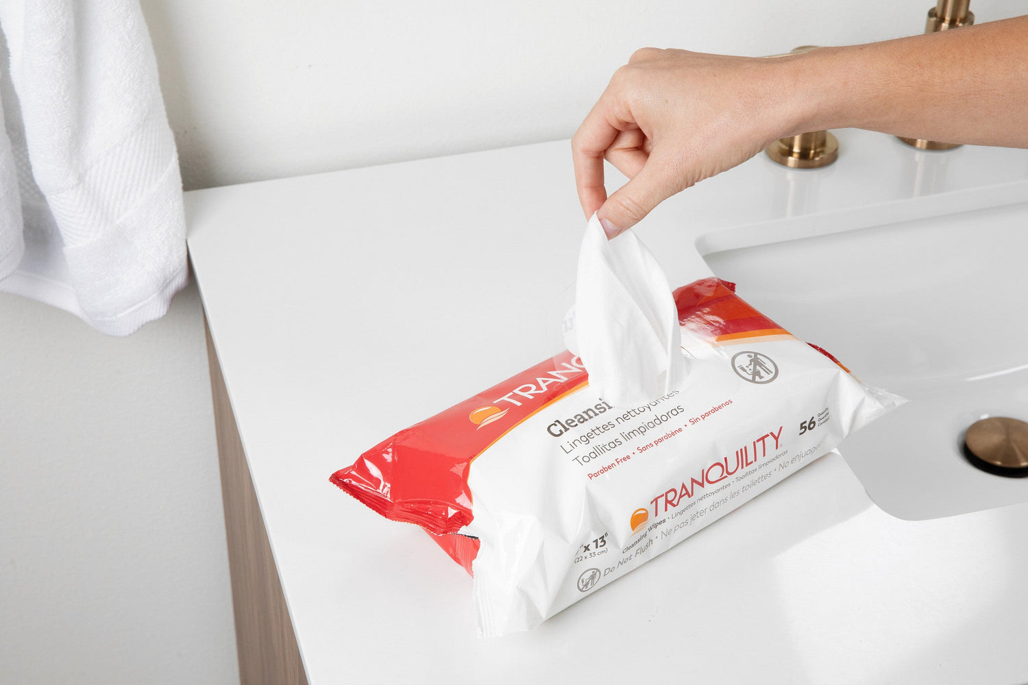 Tranquility Cleansing Wipes with Aloe