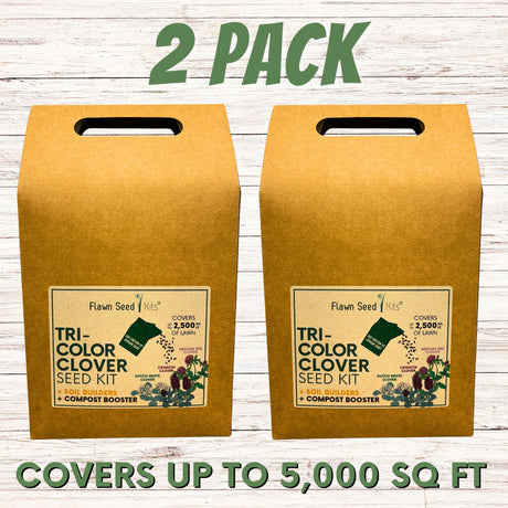 Tri-Color Clover Seed Mix Eco-Spread Carton