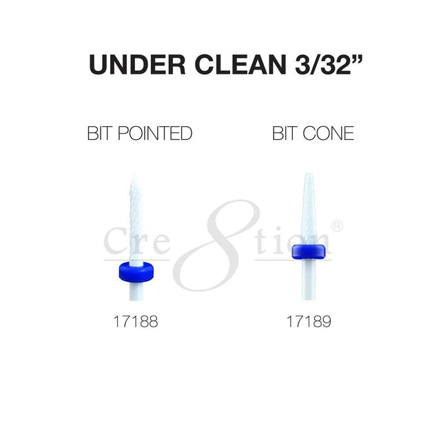 Under Clean 3/32" Ceramic Bit Pointed