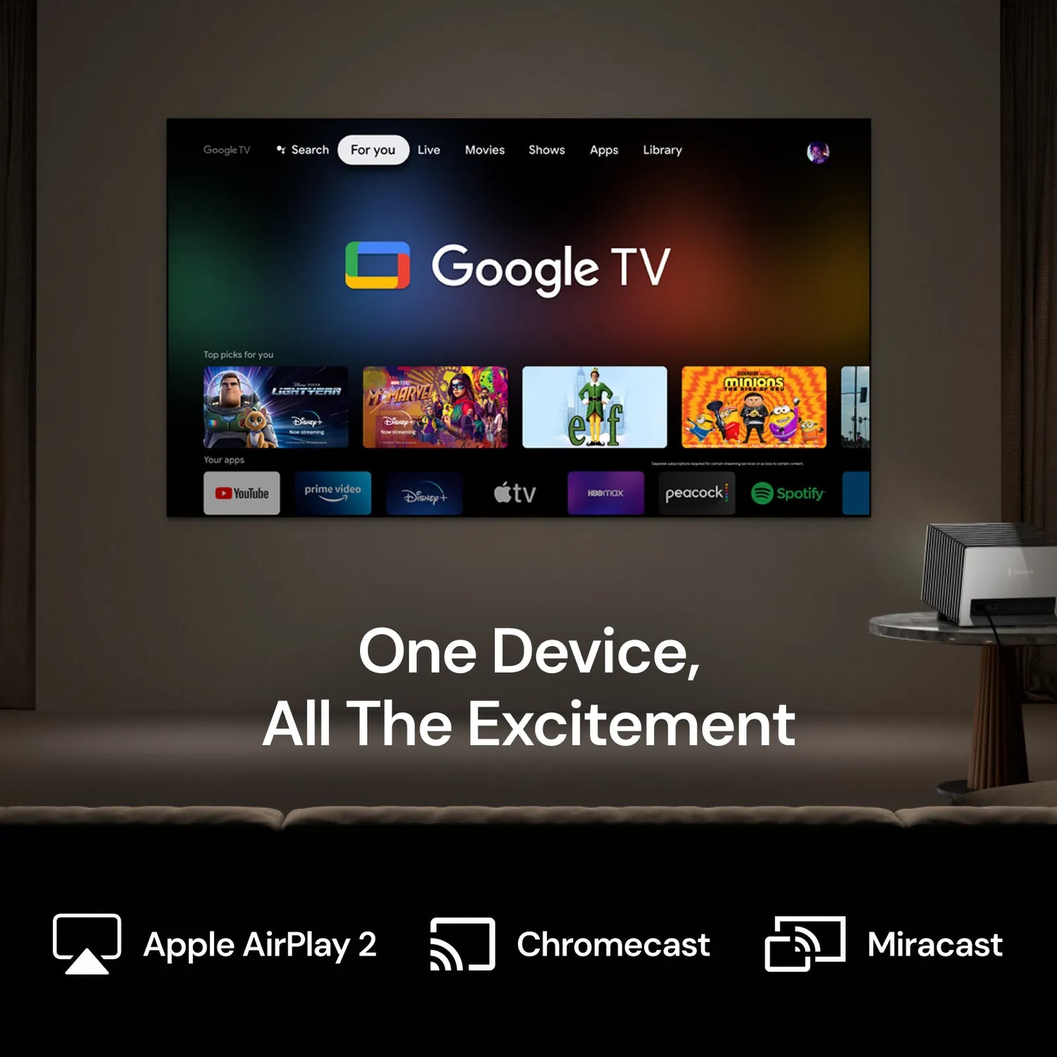 Valerion StreamMaster Plus 2 & Plus | 4K RGB Triple Laser Projector