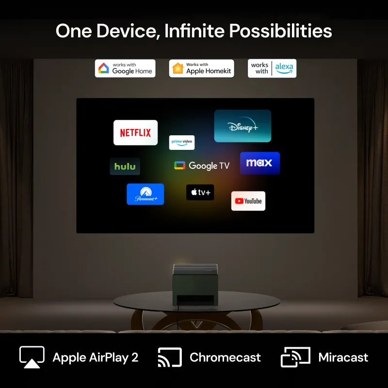 Valerion VisionMaster Pro 2 & Pro | 4K RGB Triple Laser Projector