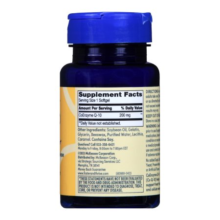 Foster & Thrive Coenzyme Q-10 Vitamin Supplement, 200 mg