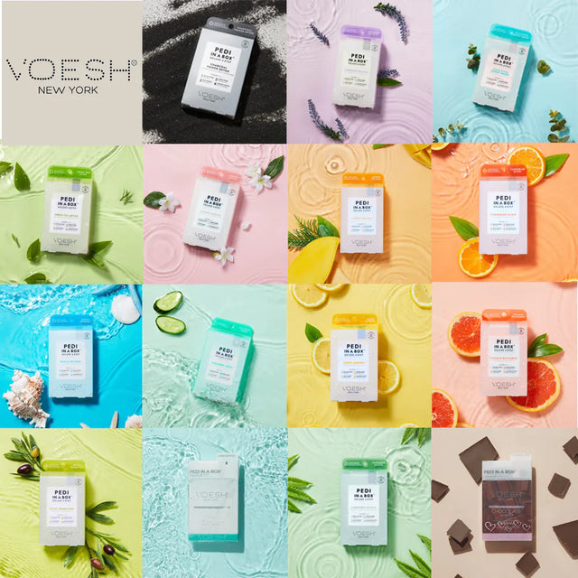 VOESH 4 Step Spa Pedicure Individual Use Box