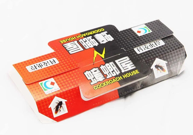 10Pcs Cockroach Sticky Glue Traps 🪳✨ | Eco-Friendly Pest Repellent 🌱 | Non-Toxic Roach Control 🚫
