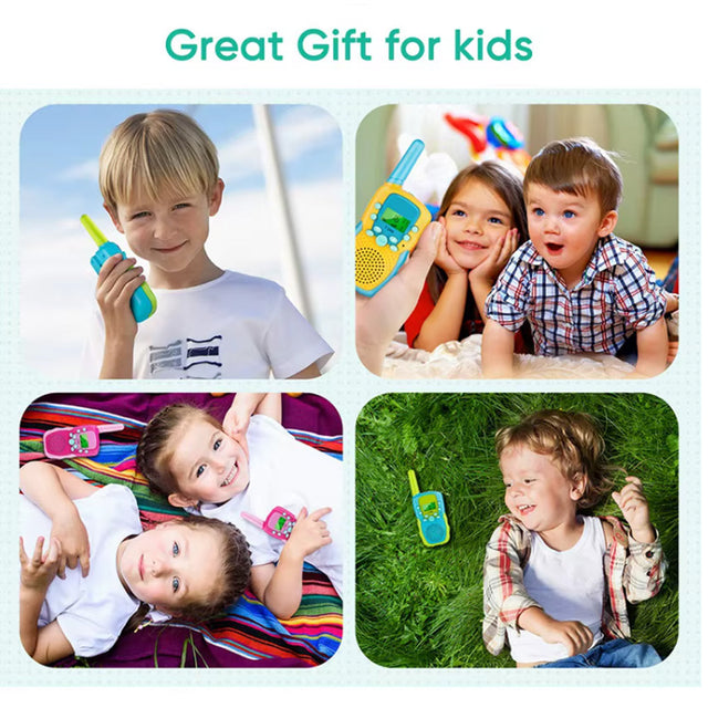 Walkie Talkies for Kids Wireless Pocket 2 Way Radio Toy Long Range for Camping Hiking Outdoor