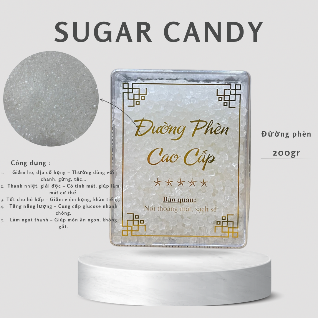 SUGAR CANDY ( ĐƯỜNG PHÈN ) 200GR