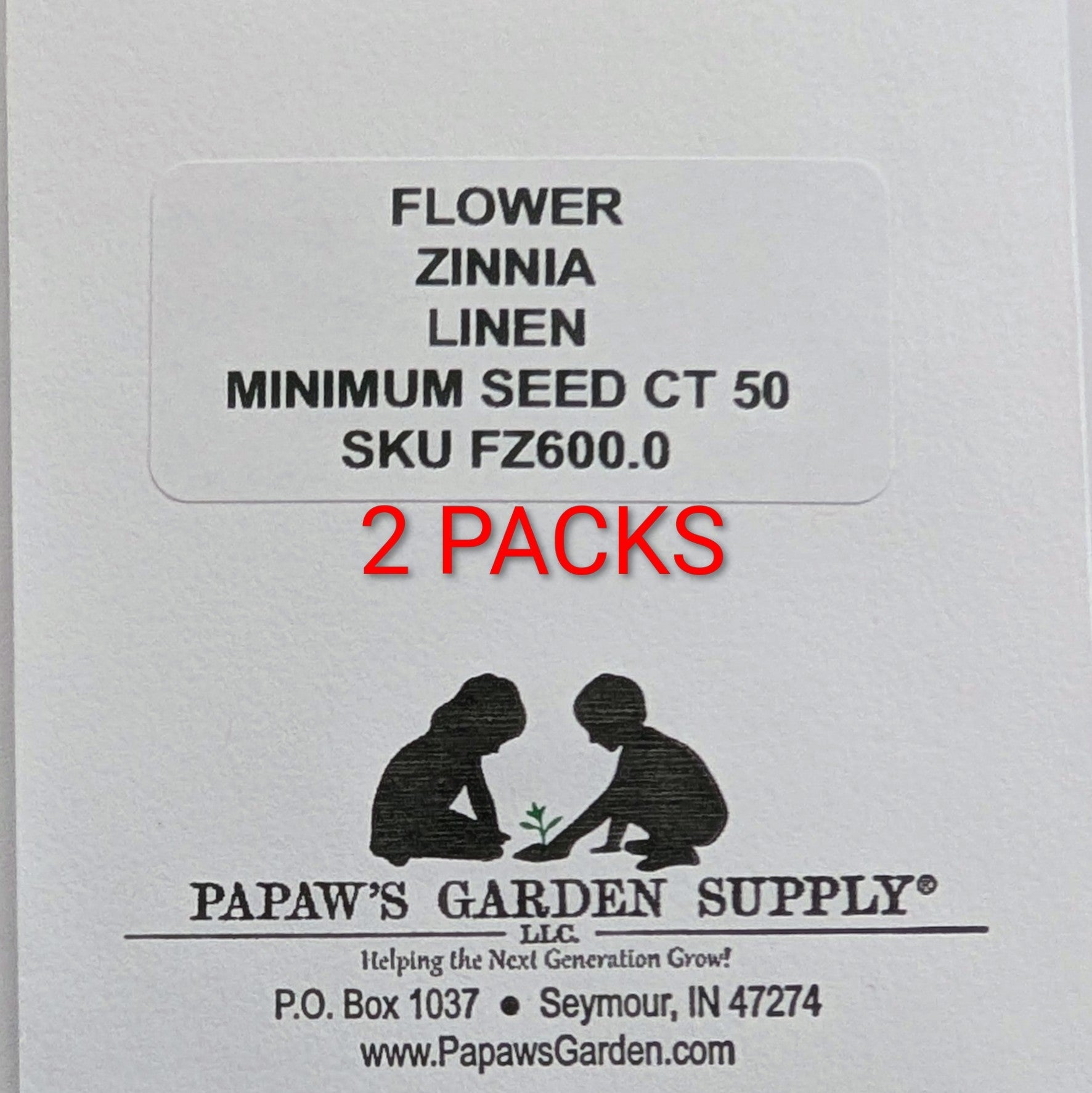 Linen Zinnia Seeds