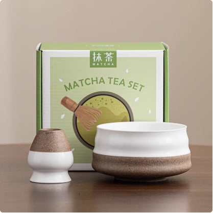 Ceramic Matcha Bowl Ceramic with Accessories