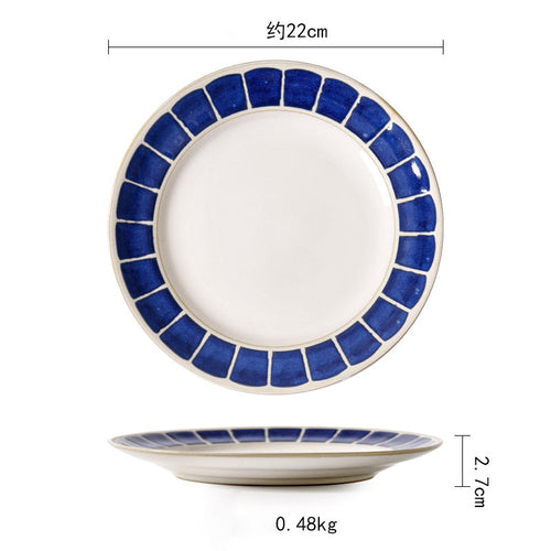 Vintage Japanese Style Ceramic Plates