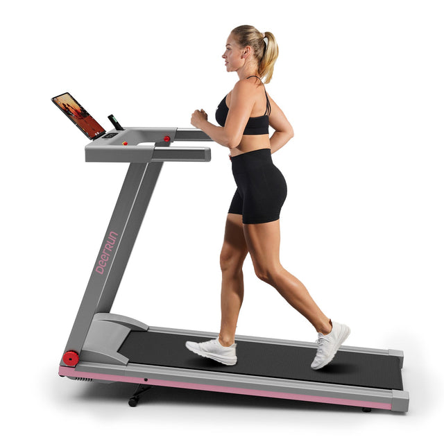 DeerRun A1 Pro Move+  6% Incline Foldable Treadmill——2025 Upgraded Chip & NFC Support | 350Lbs, 10mph