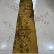 Leng Mei “Hundred Sons” Long Scroll – Chinese Figure Painting on Paper (30×220cm)