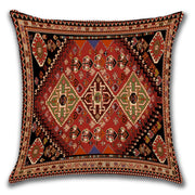 Persian-Style Ethnic Linen Cushion Cover (45x45cm)