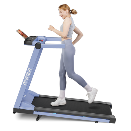 DeerRun A1 Pro Move+  6% Incline Foldable Treadmill——2025 Upgraded Chip & NFC Support | 350Lbs, 10mph
