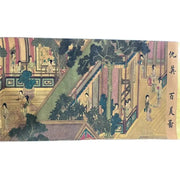 China Long Scroll Painting – Qiu Ying Watercolor “Hundred Beauties” (Collectible)