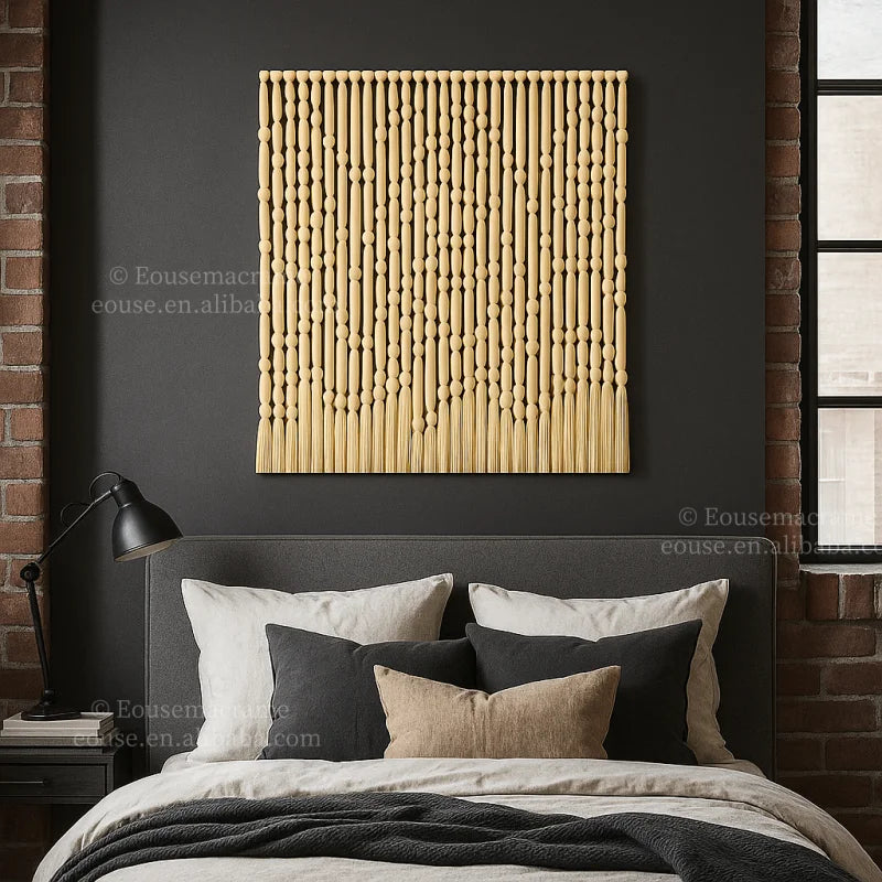 Luxury Handmade Macramé Wall Tapestry – Large Woven Cotton Art