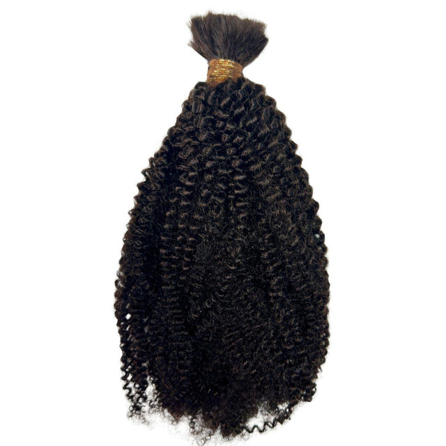 Afro Kinky Bulk 100% Human Braiding Hair