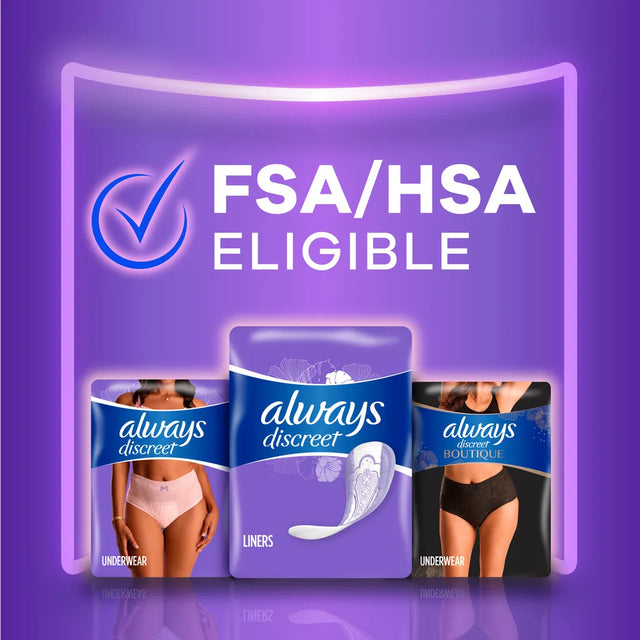 Always Discreet Moderate Pads, 4 Drops