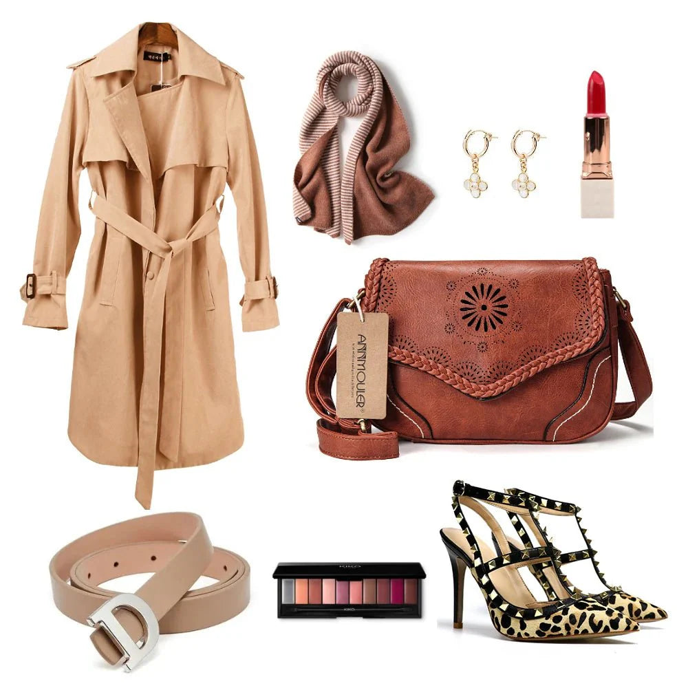 Annmouler Brand Women Shoulder Bag