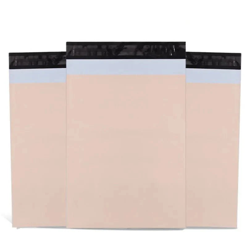 Apricot 50Pcs/lots Mailer Courier Bag Eco-Friendly Biodegradable Bags