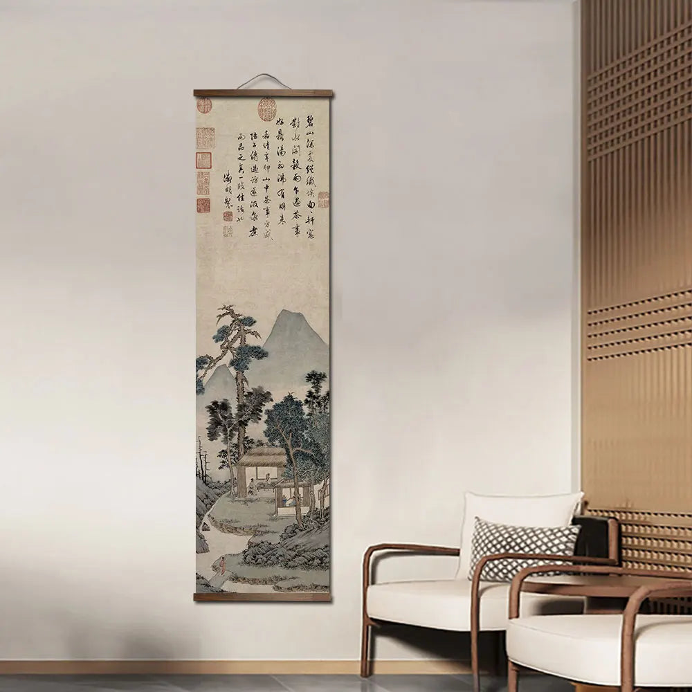 Chinese traditional landscape painting traditional classic art home decoration painting poster wall art  wall art decor canvas