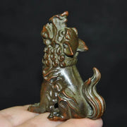 Chinese Bronze Pixiu Wealth Guardian Statue