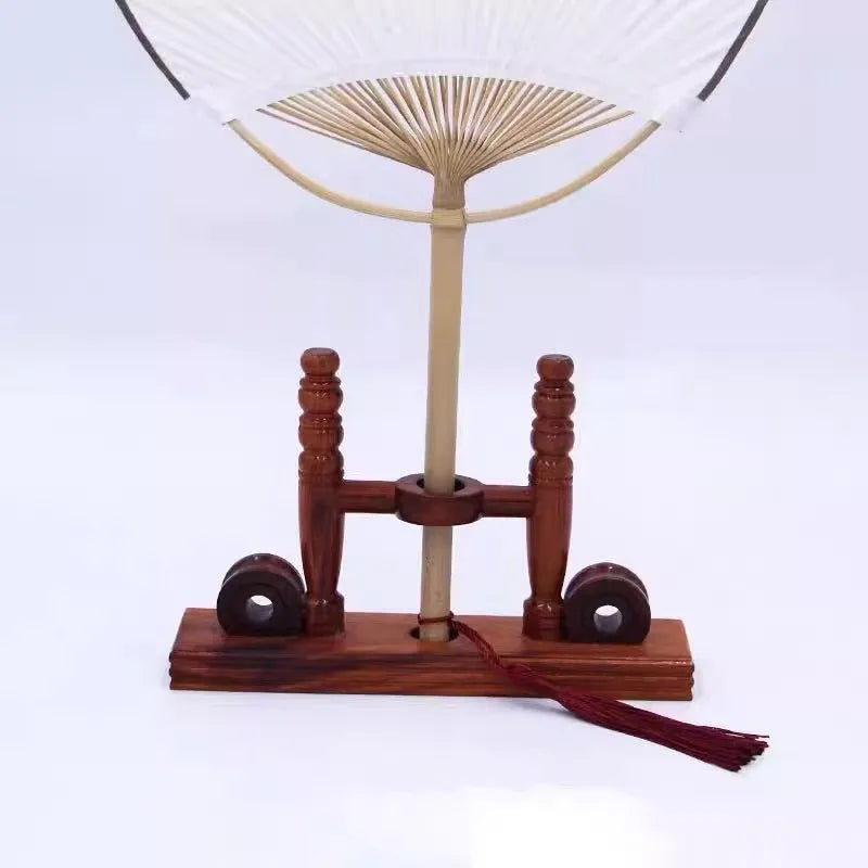 Solid Wood Fan Display Stand for Silk Folding & Round Fans