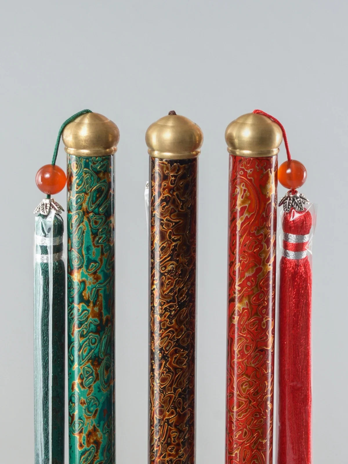 Incense Tube Lacquerware Tea Ceremony Scholar Zen Tool Fujian Province Handmade Speciality Incense Burner Cultural Artcraft