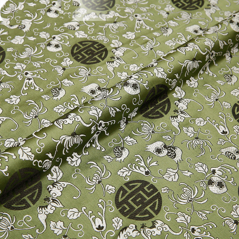 Beautiful Imitation Silk Pomegranate Fabric
