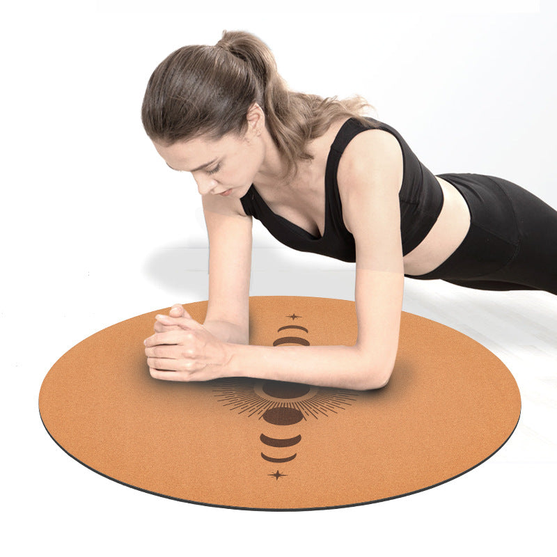 Cork & Natural Rubber Meditation Mat – Non-Slip Eco-Friendly Practice Surface