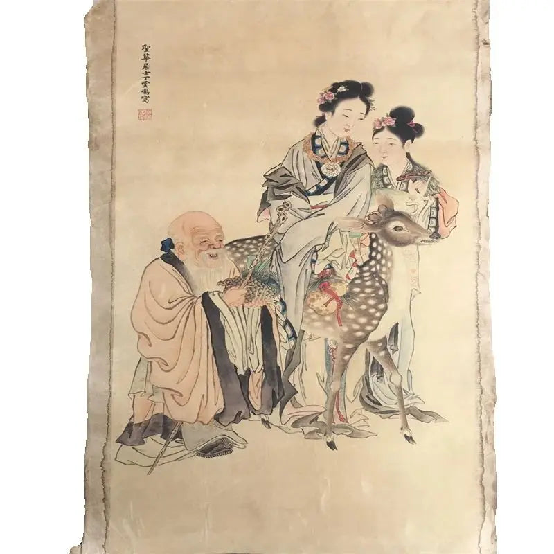 Ding Yunpeng Birthday Painting Scroll – Rice Paper Wall Art Slice