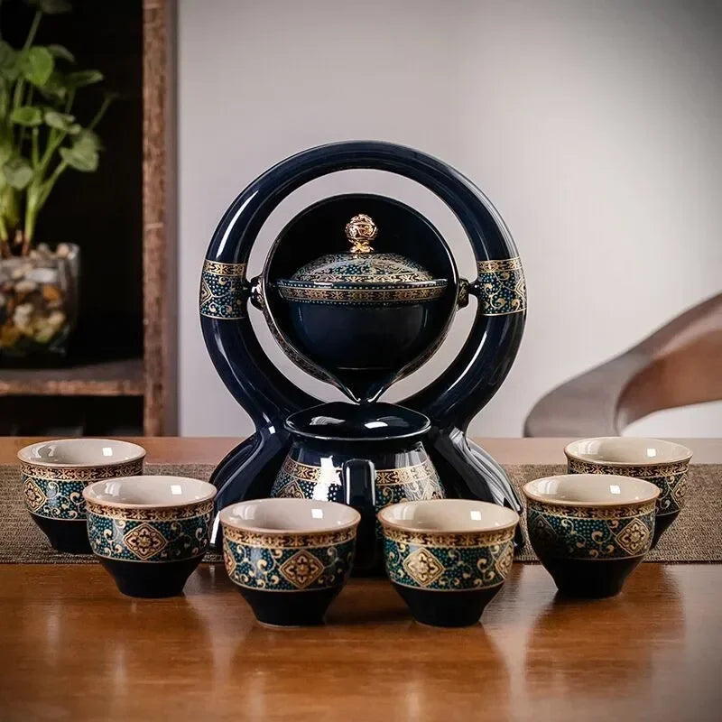 Chinese Portable Tea Set – Ceramic Travel Teapot & Cups in Carry Case