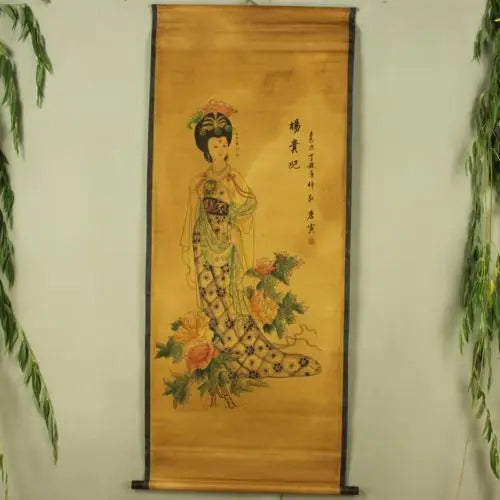 Chinese Belle Wall Art – Exquisite Antique-Style Beauty Painting