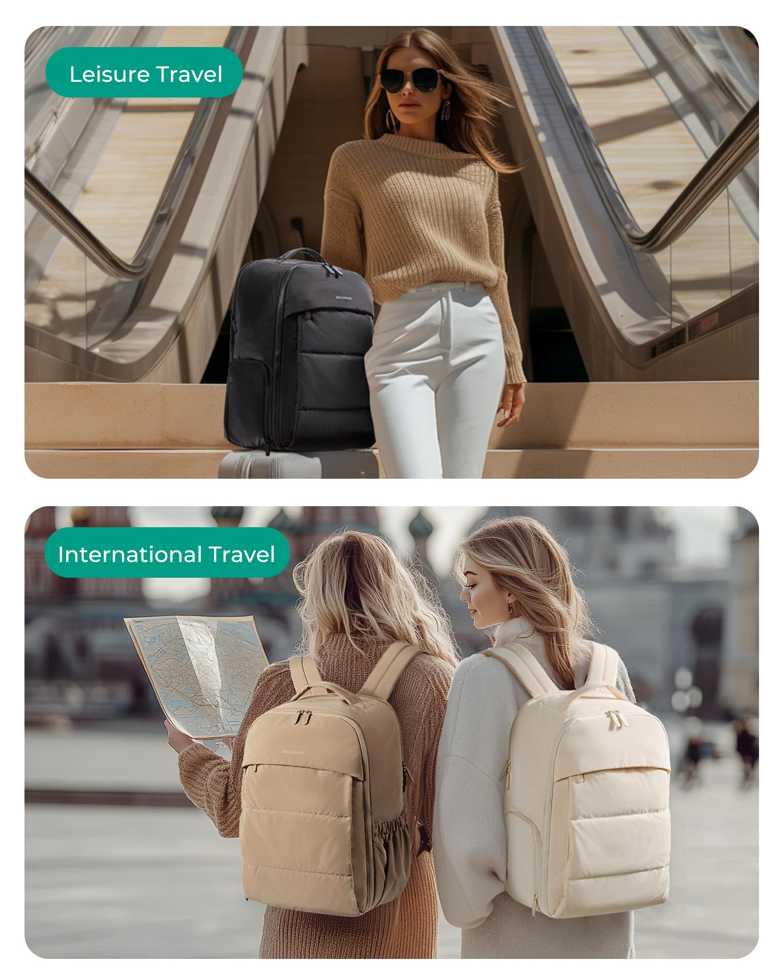 BAGSMART 30L Travel Backpack