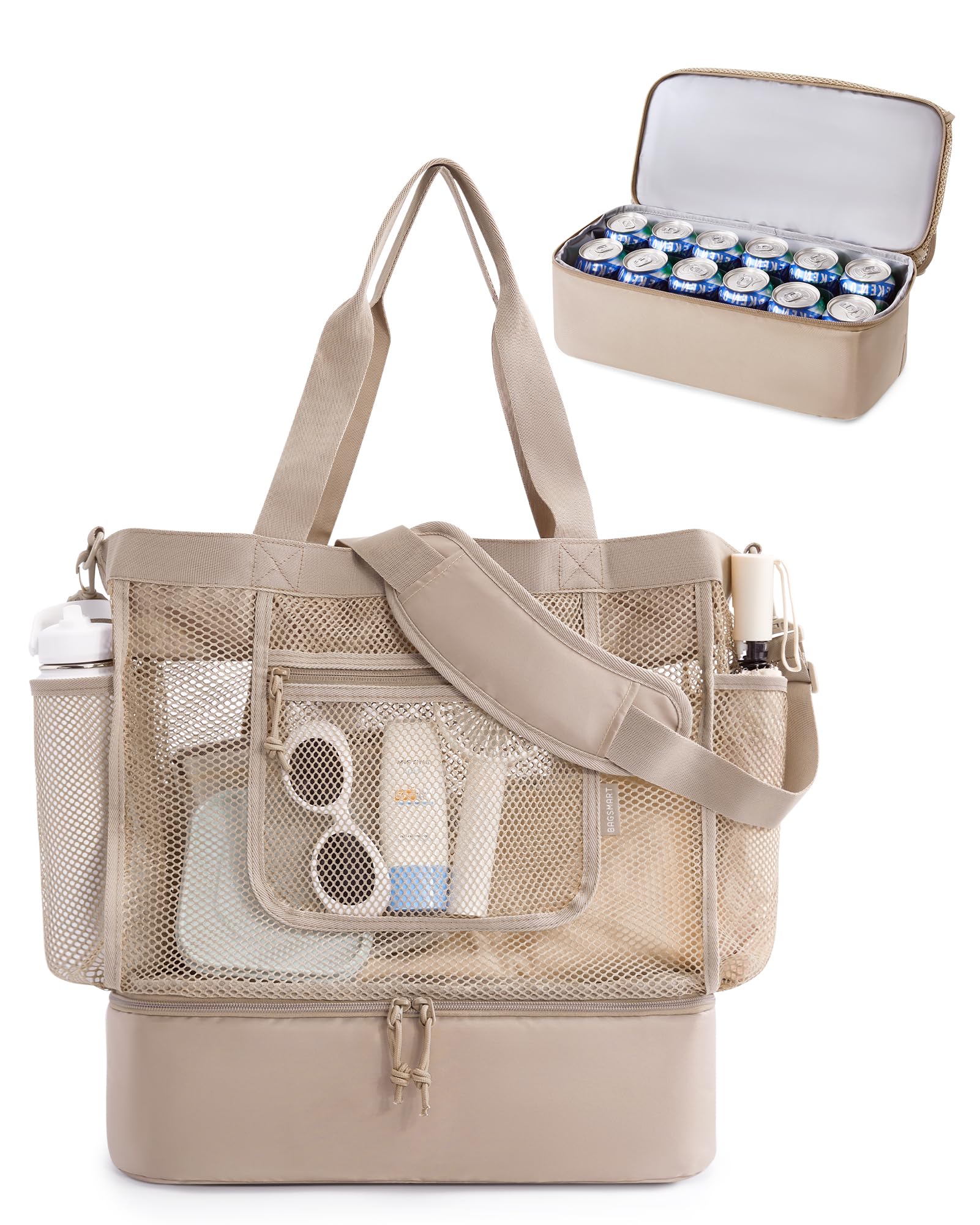 BAGSMART Beach Bag
