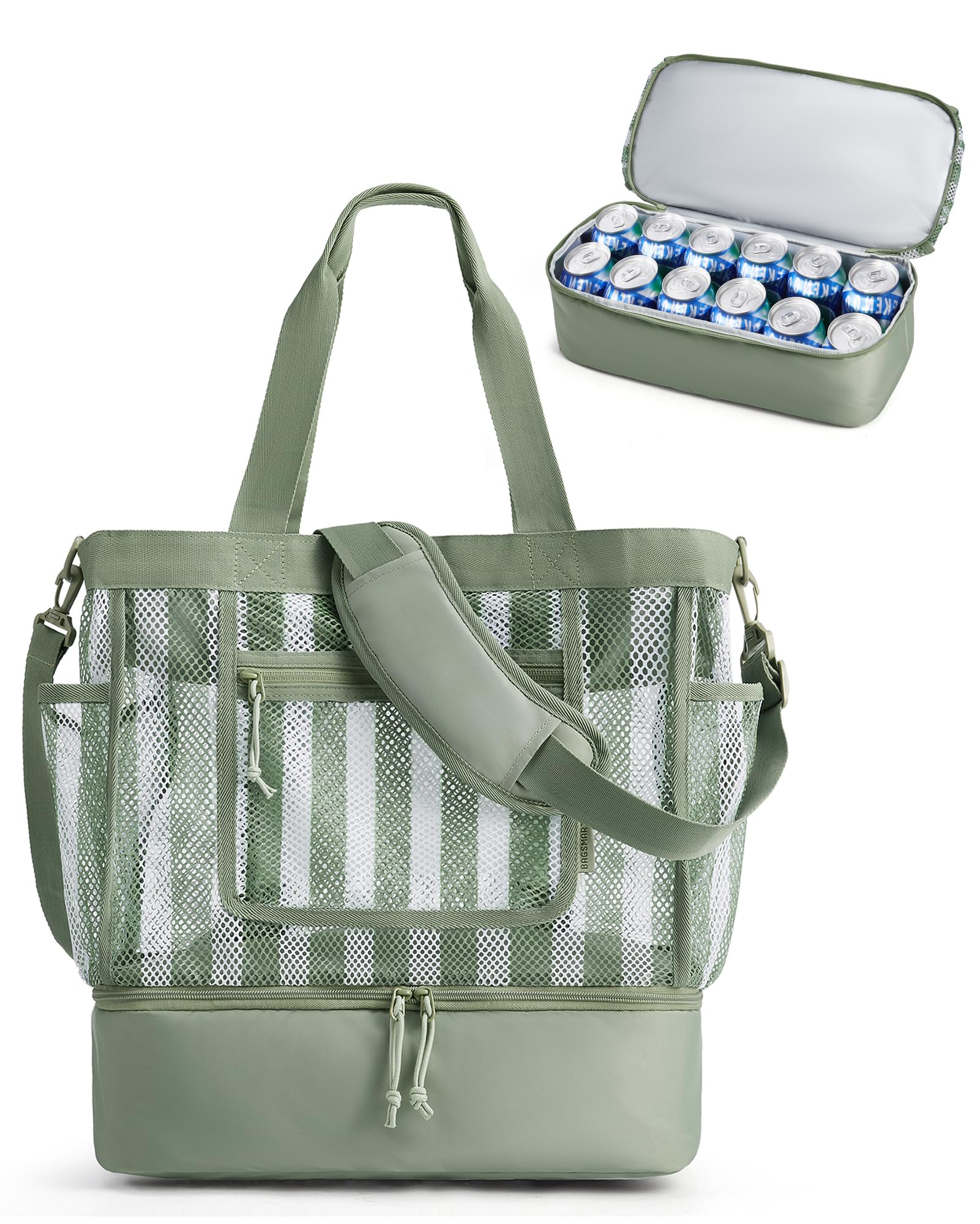 BAGSMART Beach Bag